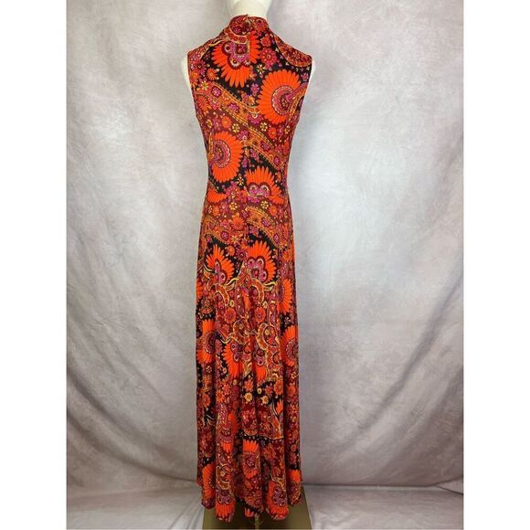 Vintage Mod Psychedelic Paisley Dress - Picture 2 of 12